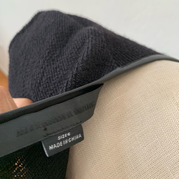 Alexander Wang twisted knit black sleeveless dress size 6 - Picture 12 of 13